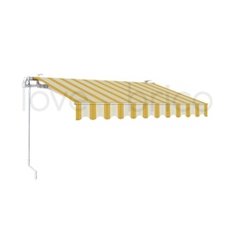Tenda Da Sole Avvolgibile 300x200 Barra Quadra Gialla Sangiorgio