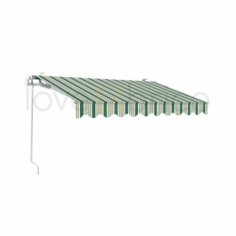 Tenda Da Sole Avvolgibile 300x200 Barra Quadra Verde Sangiorgio