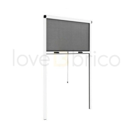 Zanzariera Per Finestra Verticale Riducibile 100x170 Bianco Sangiorgio