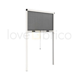 Zanzariera Per Finestra Verticale Riducibile 80x170 Avorio Sangiorgio