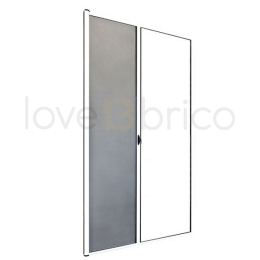 Zanzariera Per Porta Apertura Orizzontale 150x250 Riducibile Bianco