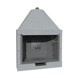 Camino A Legna In Ghisa Prefabbricato 111x60x150H M110TGH Marsicamin