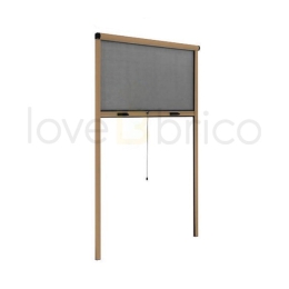 Zanzariera Per Finestra Verticale Riducibile 140x170 Bronzo Sangiorgio