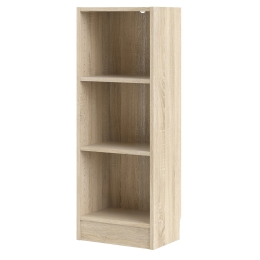 Libreria Ufficio Modulare 3 Ripiani 41x27x107 Effetto Legno