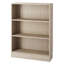 Libreria Ufficio Modulare 3 Ripiani 79x27x107 Effetto Legno