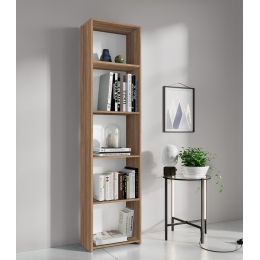 Libreria In Kit Scaffale Ufficio Rovere 45x25x183