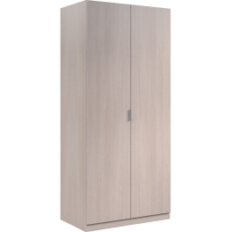 Armadio Guardaroba 2 Ante Con Barra Appendiabiti Rovere