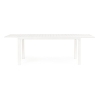 Tavolo In Alluminio Allungabile Da Esterno 90x160-240 Cm Bianco