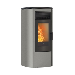 Klover AURA 120 multi-air AC120 grey stufa a pellet canalizzata 11,2 kW