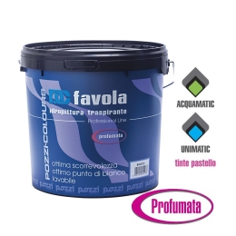 Idropittura murale supertraspirante profumata Pozzi Favola 12018.0000 bianco
