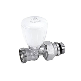Valvola micrometrica termostatizzabile diritta in ottone R432TG Giacomini serie Giacotech