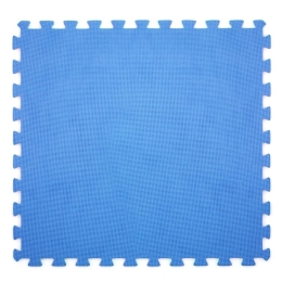 6PZ Tappeto tappetino puzzle morbido per piscina 60X60X0.8 BLU
