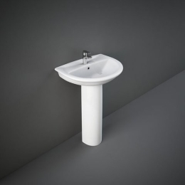 Lavabo 406 x 500 mm con colonna Karla RAK Ceramics KAWB00001