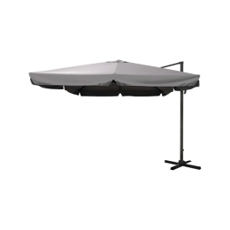 Ombrellone 3x4 Decentrato In Alluminio Grigio Con Flap Girevole