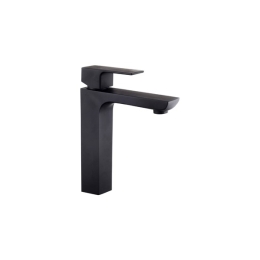 Miscelatore Lavabo Monocomando Nero Opaco Serie Elegant