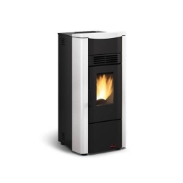 Stufa a pellet canalizzata 8 kW La Nordica Extraflame mod. Giusy Plus Evo bianco