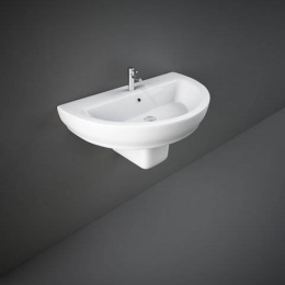 Lavabo 80 cm con semicolonna Moon Rak Ceramics MOWB00002