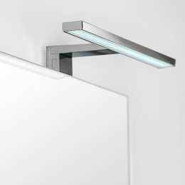 Applique LED 45 cm per specchio da bagno luce bianca fredda cromato