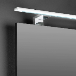 Applique LED 80 cm IP44 per specchio da bagno luce bianca fredda cromato
