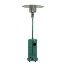 Stufa A Fungo Verde Per Esterno Patio E Bar 13 kW Con Ruote A Gas