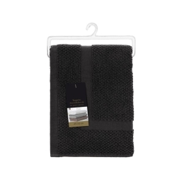 Tappeto Scendi Doccia Nero 45x65 Cm 100% Cotone