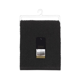 Asciugamano Bagno Ospite Bidet Nero 40x60 Cm 100% Cotone