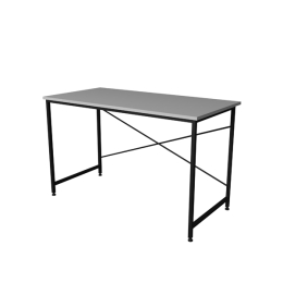 Scrivania Stile Industrial Ferro E Legno 120x60x73 Adam Bianca