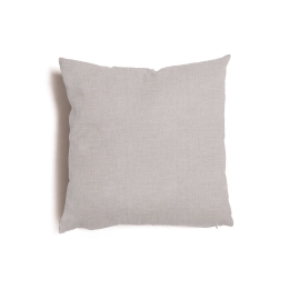 Cuscino quadrato da salotto 57x57 cm Tulipano Grigio