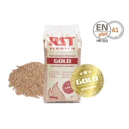 Pellet di faggio EN PLUS A1 RST Premium Gold 15 kg