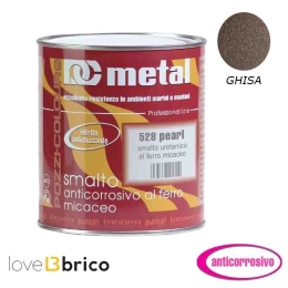 Smalto al ferro micaceo 0,75 lt Ghisa Metal 528 Pozzi