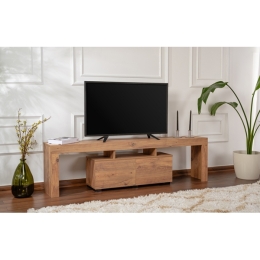Mobile Porta TV Da Terra 180 Cm A 2 Ante Effetto Legno Dab