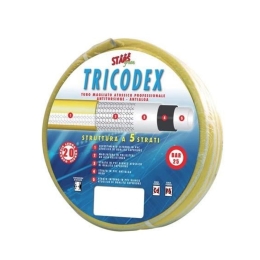 Tubo giallo per irrigazione 6 strati 30 mm (1" 1/4) x 25 m Tricodex Stars