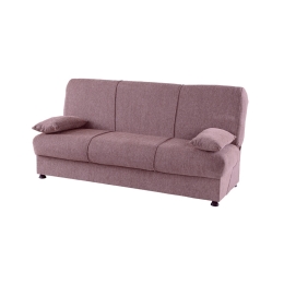 Divano Letto 3 Posti 190x81x90 Con Contenitore Cosy Bacos Viola