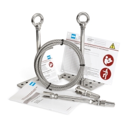 Linea Di Ancoraggio Vitasafe Pro Base Piana H400 Fune 20 m Wierer