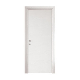 Porta reversibile a battente con telaio frassino bianco 90x210 cm