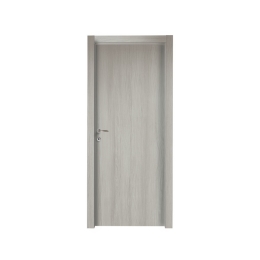 Porta reversibile a battente con telaio palissandro bianco 60x210 cm