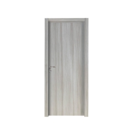 Porta reversibile a battente con telaio palissandro bianco 70x210 cm