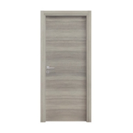 Porta reversibile a battente con telaio rovere grigio 90x210 cm