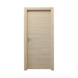 Porta reversibile a battente con telaio rovere sbiancato 60x210 cm