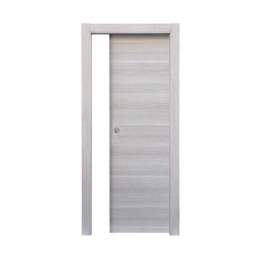 Porta scorrevole con telaio rovere grigio 60x210 cm