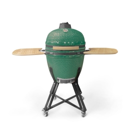 Barbecue A Carbone Kamado Fuji 54 cm Con Supporto E Ripiani Laterali