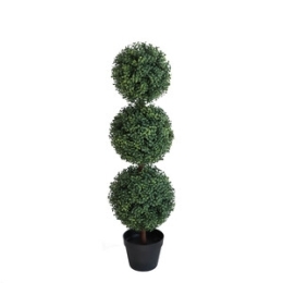 Albero Artificiale Tripla Palla Milano H 96 Cm