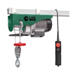 Montacarichi Paranco A Fune Elettrico 450W 100/200Kg 12M