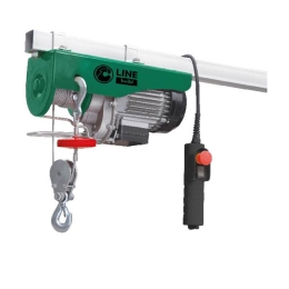 Montacarichi Paranco A Fune Elettrico 750W 200/400Kg 18M