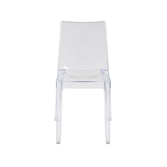 Sedia Trasparente Impilabile Design Moderno Cristal Light Grand Soleil