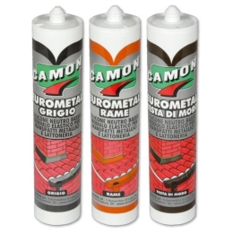 Silicone neutro per metallo Camon EUROMETAL 280 ml 120601 testa di moro