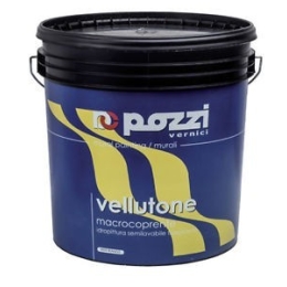Pittura semilavabile traspirante Pozzi Vellutone 4 lt 12030-4 bianco