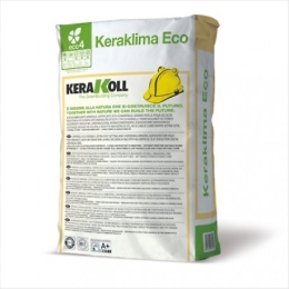Collante e Rasante per pannelli termoisolanti Kerakoll Keraklima Eco 25 kg 02222 grigio