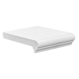 Gradino In Cemento 36x25 Cm Idrofugato Levigato Bianco Roccia Imer