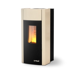 Dielle Scirocco Idro 18 beige Termostufa 18 kW a pellet/biomassa